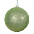 thumbnail image 1 of Celadon Glitter Drilled Ball Ornament, 4.75 in. - 4 per Bag, 1 of 1