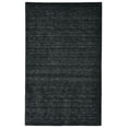 thumbnail image 1 of Celano Hand Woven Marled Wool Rug, Black/Dark Gray, 2ft x 3ft Accent Rug, 1 of 6