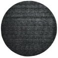 thumbnail image 1 of Celano Hand Woven Marled Wool Rug, Black/Dark Gray, 8ft x 8ft Round, 1 of 3