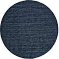 thumbnail image 1 of Celano Hand Woven Marled Wool Rug, Midnight Navy Blue, 10ft x 10ft Round, 1 of 10