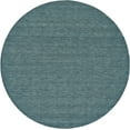 thumbnail image 1 of Celano Hand Woven Marled Wool Rug, Teal Blue/Green, 8ft x 8ft Round, 1 of 4