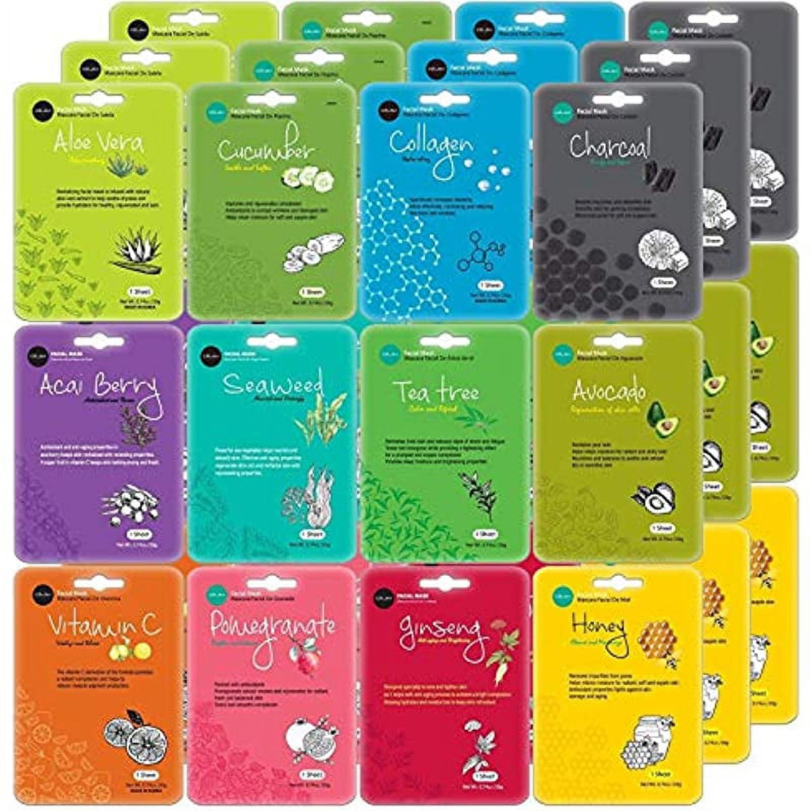 Celavi Collagen Facial Face Mask Classic Korean Skincare Moisturize