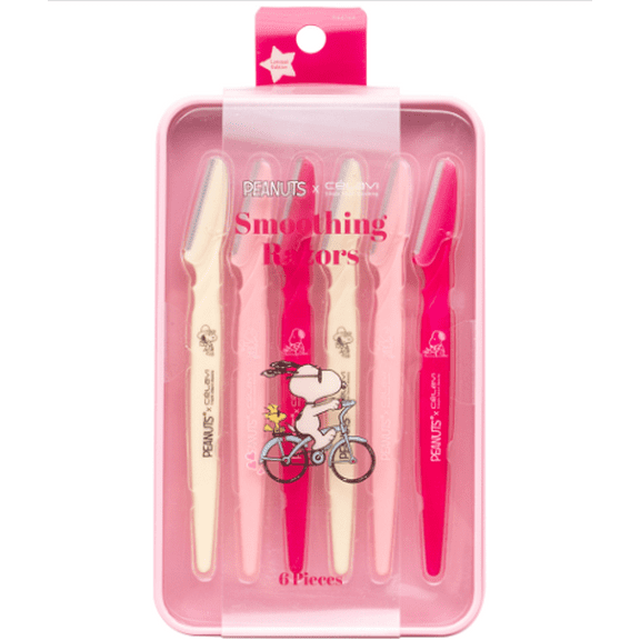 Celavi X Peanuts Smoothing Razors Set Limited Edition PINK