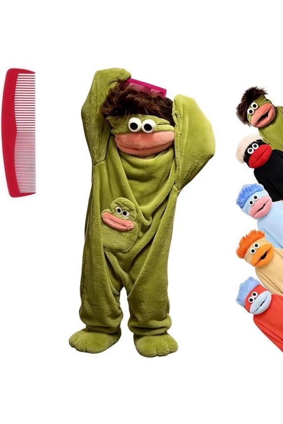 Big Mouth Monster Onesie Silly Monster Onesie Plush Onesie Pajamas Cozy Home Loungewear (No Shoes Included)