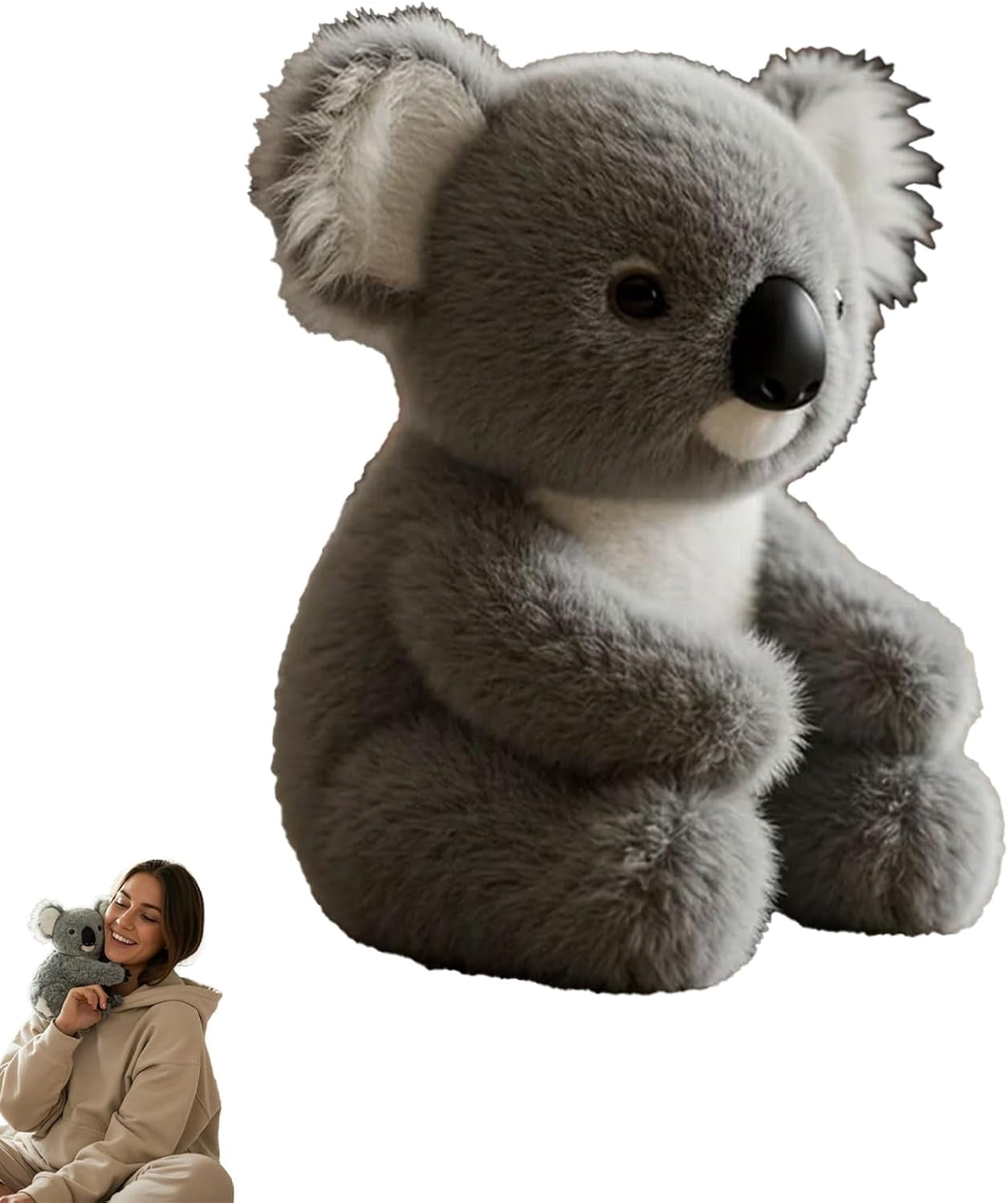 koaly Peluche AI pour soutien émotionnel, jouet thérapeutique pour enfants/adultes, sommeil, voyage, anniversaire, famille ( porte-clés