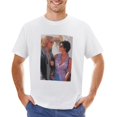 thumbnail image 1 of Celeb Couple Men’s T-Shirt 100% Cotton Casual Short Sleeve Tops Gift Tee White 3XL, 1 of 2