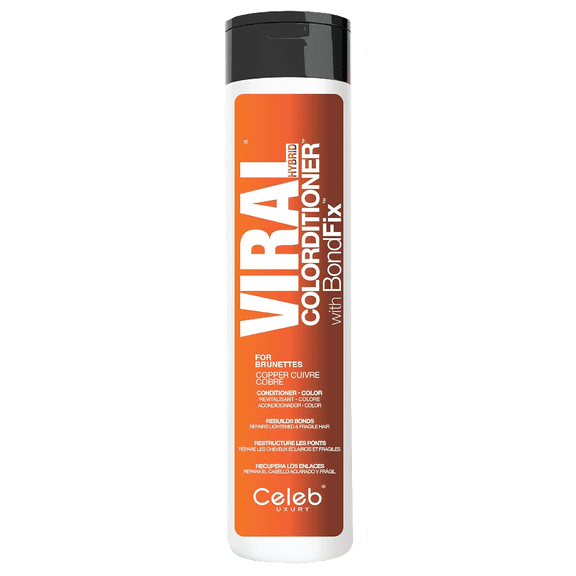 Celeb Luxury Viral Hybrid Colorditioner with BondFix - Copper for Brunettes