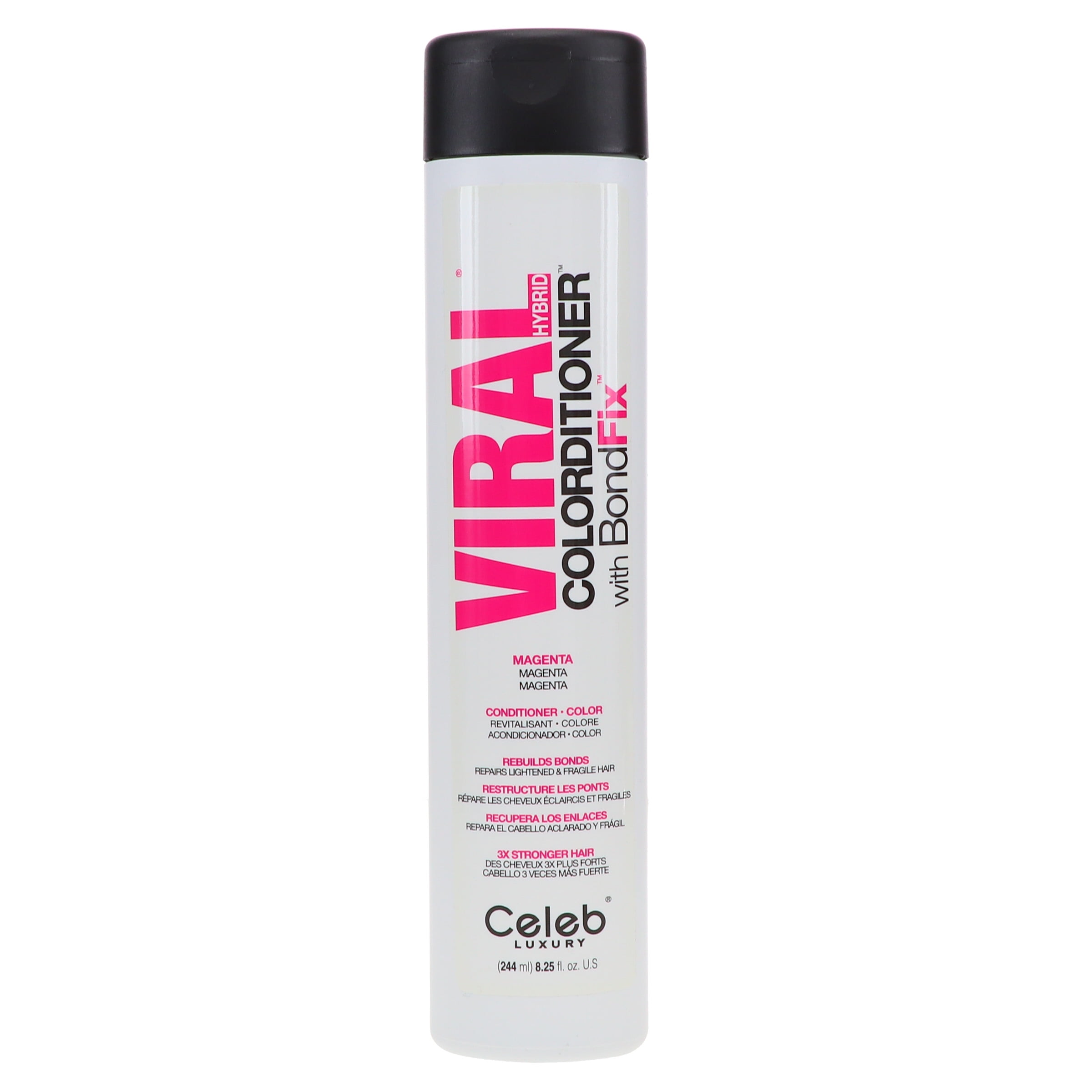Celeb Luxury Viral Vivid Magenta Hybrid Toner Conditioner 8.25 oz