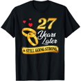 thumbnail image 1 of Celebrate 27 Years Of Marriage! 27th Wedding Anniversary T-Shirt, 1 of 4