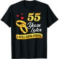 thumbnail image 1 of Celebrate 55 Years Of Marriage! 55th Wedding Anniversary T-Shirt, 1 of 4