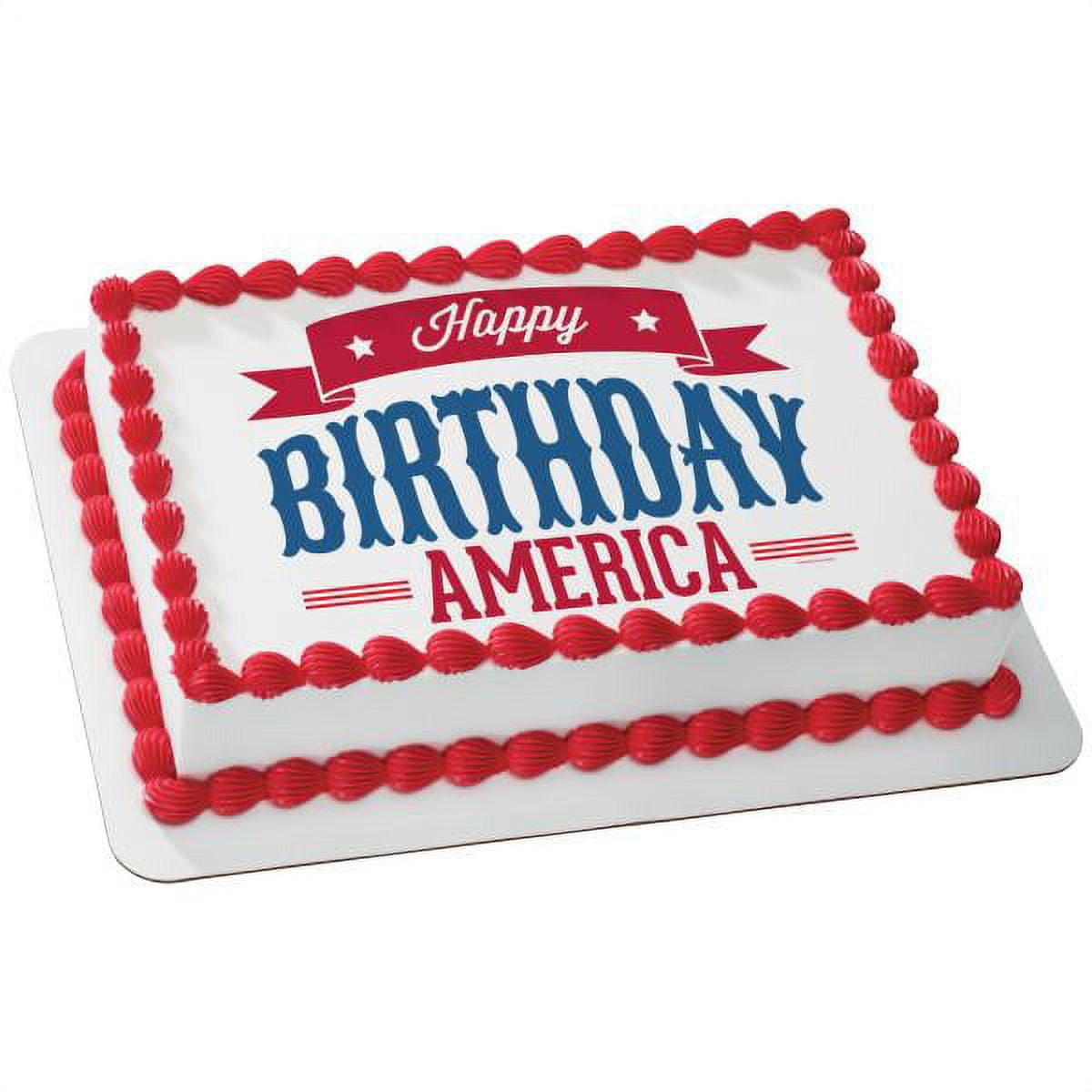 Celebrate Letters Celebrate Birthday Peel & STick Edible Cake