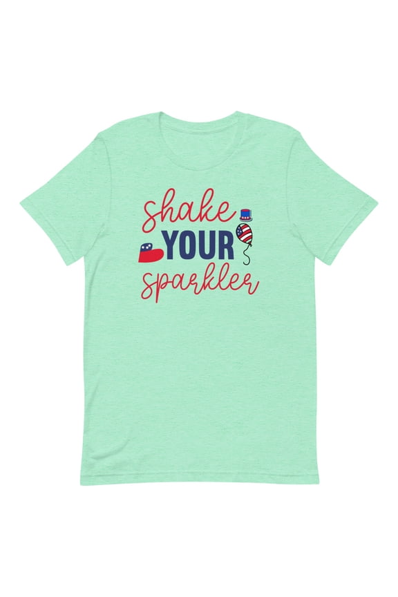 Celebrate American Patriotism with Style Shirt (Heather Mint, M)