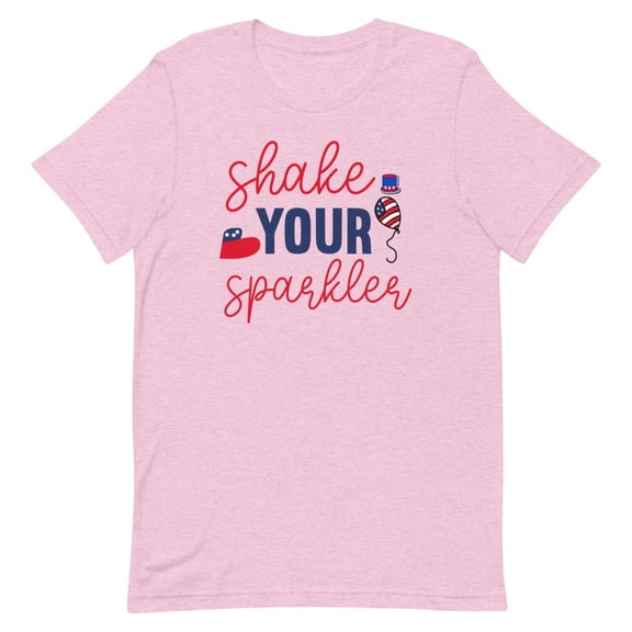 Celebrate American Patriotism with Style Shirt (Heather Prism Lilac, XS)