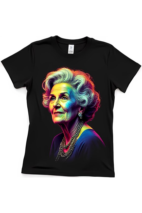 Celebrate Beauty Face Graphic on Black T-Shirt for Joyful Expression