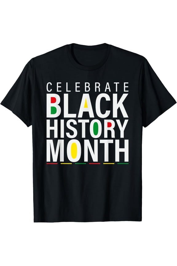 Celebrate Black History Month - African Civil Rights T-ShirtMen's and women's gift, black and white T-shirt, size: Extra large S-4XL