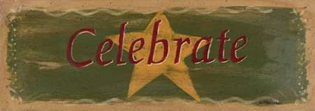Celebrate Canvas Art - Jo Moulton (24 x 48)