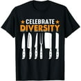 thumbnail image 1 of Celebrate Diversity - Chef T-Shirt, 1 of 2