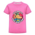 thumbnail image 1 of Celebrate Dog Man Day Kids T-Shirt – Boys Girls Celebration Badge Tee Top with Comic Style Design, 1 of 3