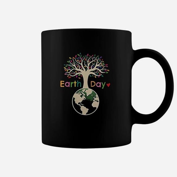 Celebrate Earth Day Colorful Tree Earth Day Coffee Mug - Walmart.com