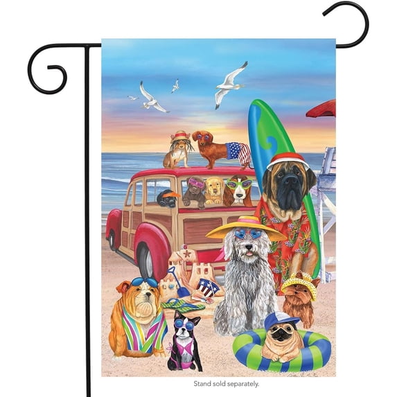 Celebrate Freedom Dog Garden Flag Patriotic 4th of July 12.5"x18" Briarwood Lane