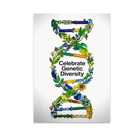 Celebrate Genetic Diversity Poster - Students and Educators - 13x19 Poster Print