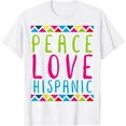 thumbnail image 1 of Celebrate Hispanic Heritage Cute Latino Hispanic Flags T-Shirt, 1 of 3