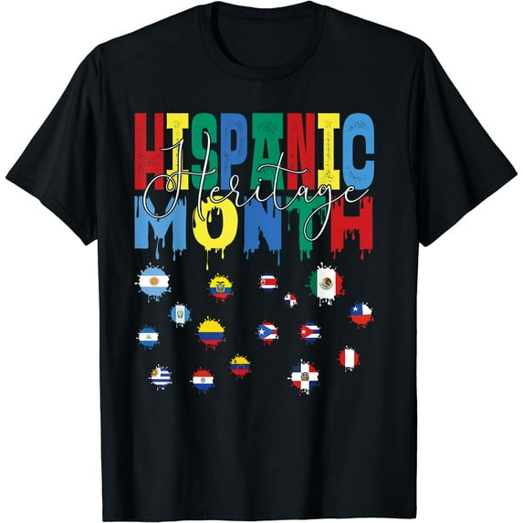 Celebrate Hispanic Heritage: ¡Viva La Cultura! T-Shirt Black 4X-Large