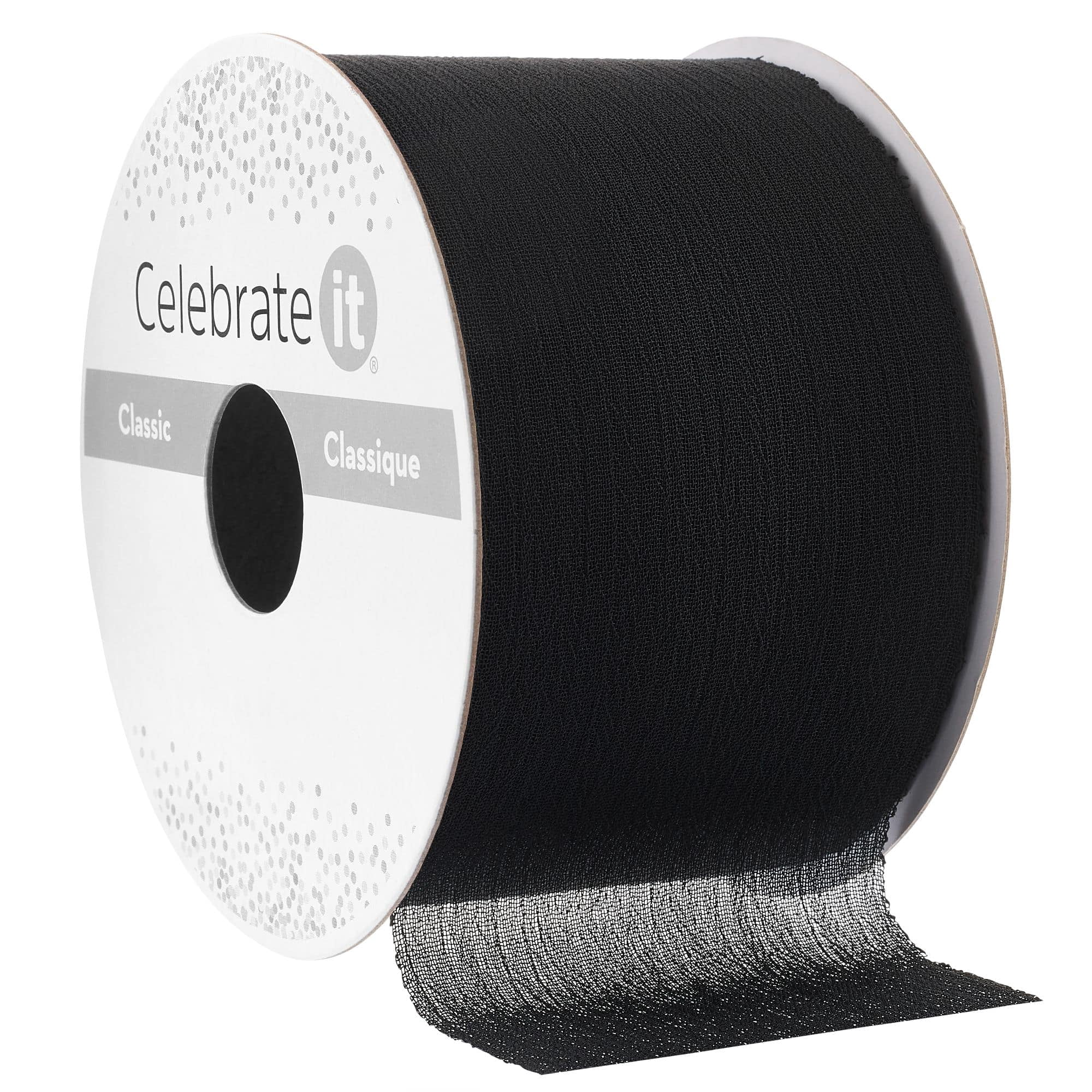 Celebrate It Classic Crinkle Chiffon Ribbon, 2" x 3yd. , 12 Pack