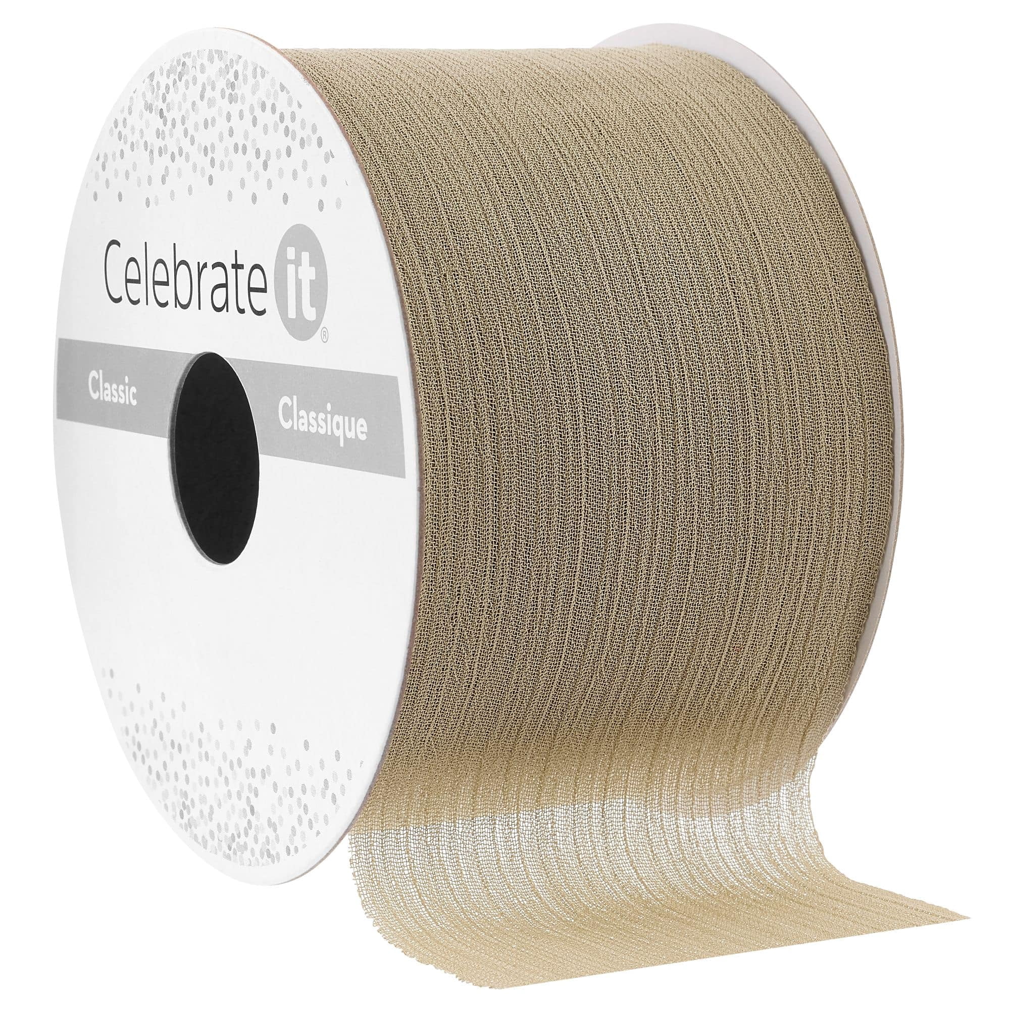 Celebrate It Classic Crinkle Chiffon Ribbon, 2" x 3yd. , 12 Pack