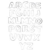 Celebrate It Cookie Cutter Set - Alphabet Letter Stainless Steel - Silver - 3.25" x 1" - 26-Piece
