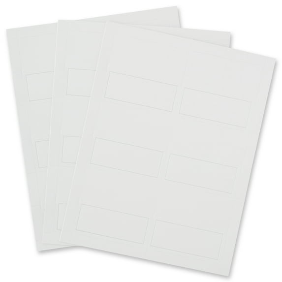 Celebrate It Occasions Place Cards - Elegant Blank Foldable Table Name Cards for Weddings - Parties & Events