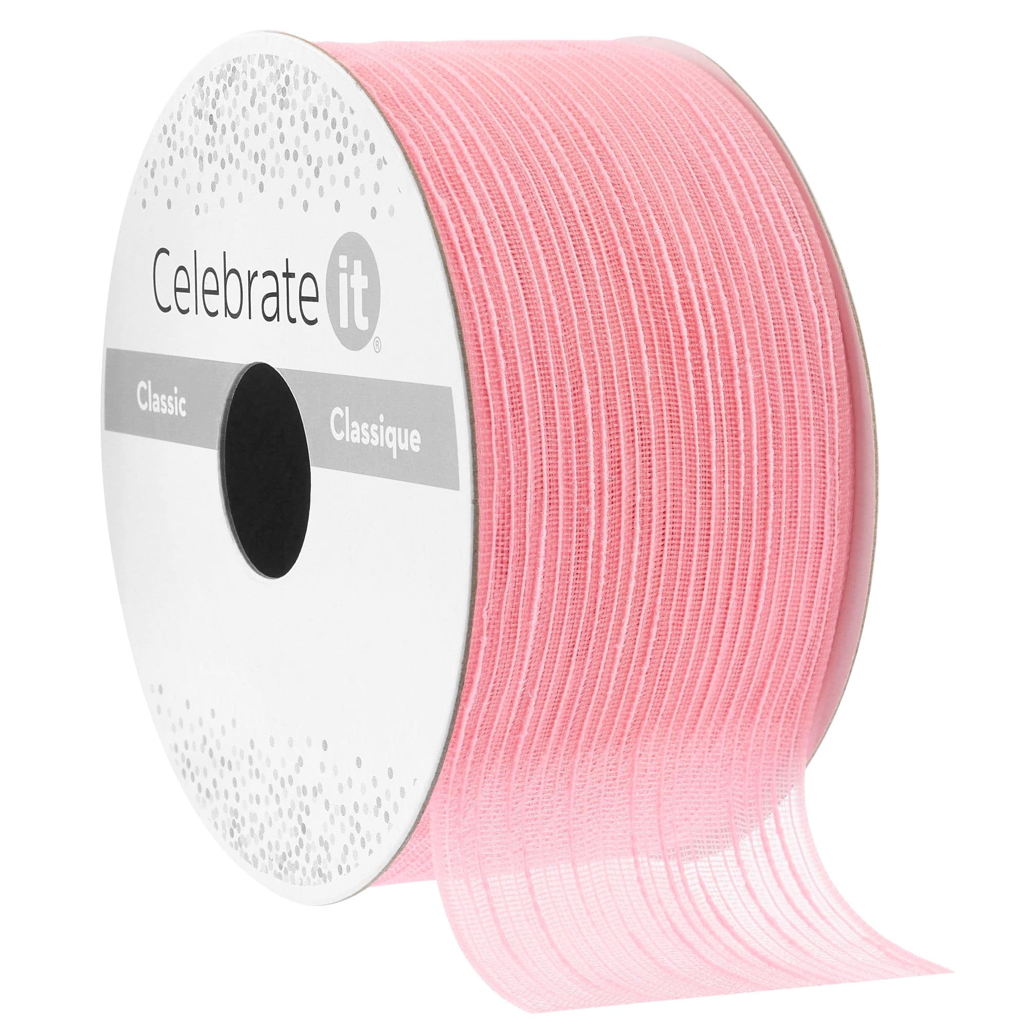 Celebrate It Wired Crackle Chiffon Ribbon, 1.5" x 3yd. , 12 Pack
