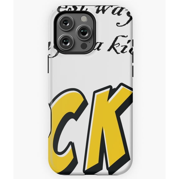 Celebrate Kick Day Let's Kick Negative Phone Case for iPhone 16 15 14 13 12 11 Pro Max Stylish Phone M97