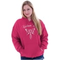thumbnail image 1 of Celebrate Life Breast Cancer Support Women Plus Size Graphic Pullover Hoodie Brisco Brands 2X, 1 of 3