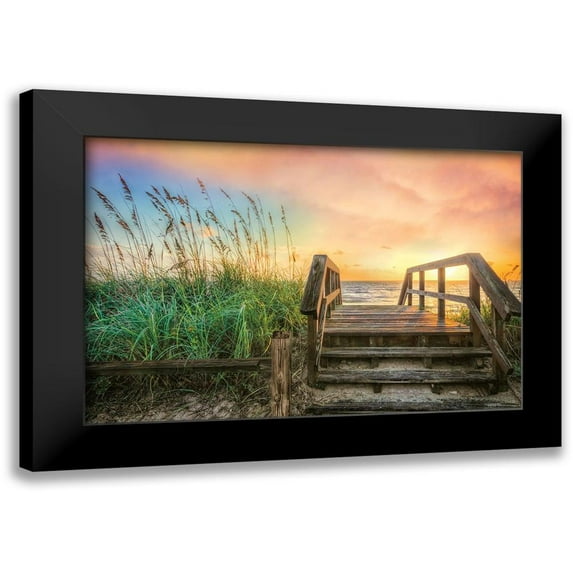 Celebrate Life Gallery 14x11 Black Modern Framed Museum Art Print Titled - Walk Into Sunrise