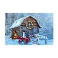 thumbnail image 1 of Celebrate Life Gallery 'First Snowman Of The Season' Canvas Art, 1 of 3
