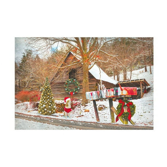 Celebrate Life Gallery 'Letters For Santa Watercolors Painting' Canvas Art