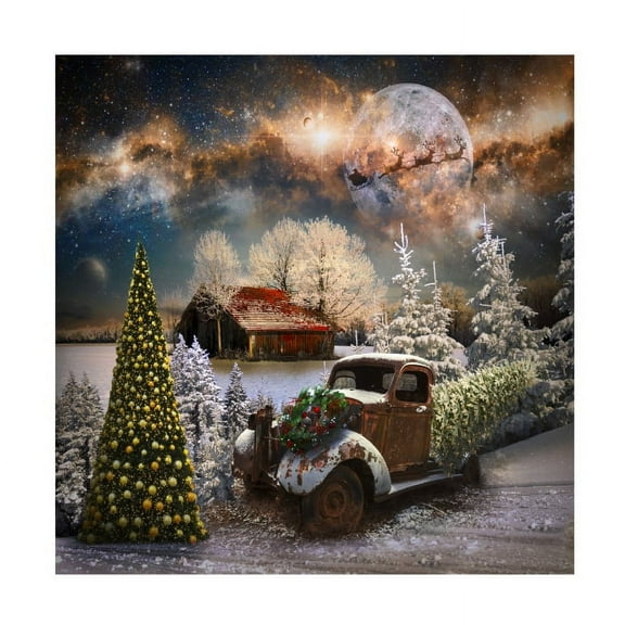 Celebrate Life Gallery 'Starry Christmas Night' Canvas Art