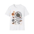 thumbnail image 1 of Celebrate Litha Boho Style - Sunflower Graphic Tee, Summer Festival Shirt, 1 of 8