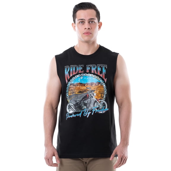 Celebrate Men's Americana Graphic Muscle Tank Top, Size 3X