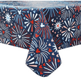 thumbnail image 1 of Celebrate Mickey Silhouette PEVA Vinyl Tablecloth July 4th Fireworks 60 x 84 inches, 1 of 9