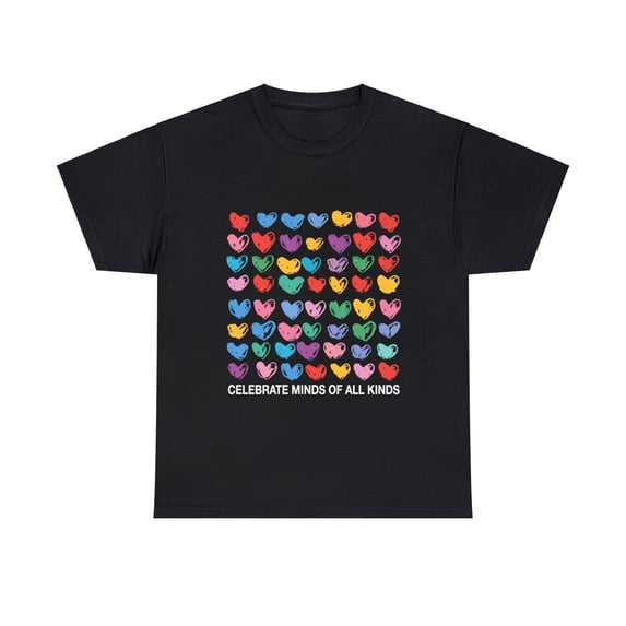 Celebrate Minds All Kinds Shirt, Neurodiversity Autism Shirt ID-0217-3RNT
