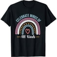thumbnail image 1 of Celebrate Minds Of All Kinds Autism Awareness Neurodivergent T-Shirt, 1 of 4