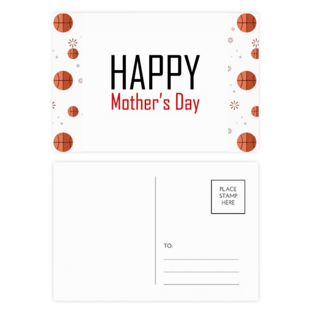 Celebrate Mother's Day Blessing Festival Basketball Postcard Set Thanks Card Mailing Side 20pcs