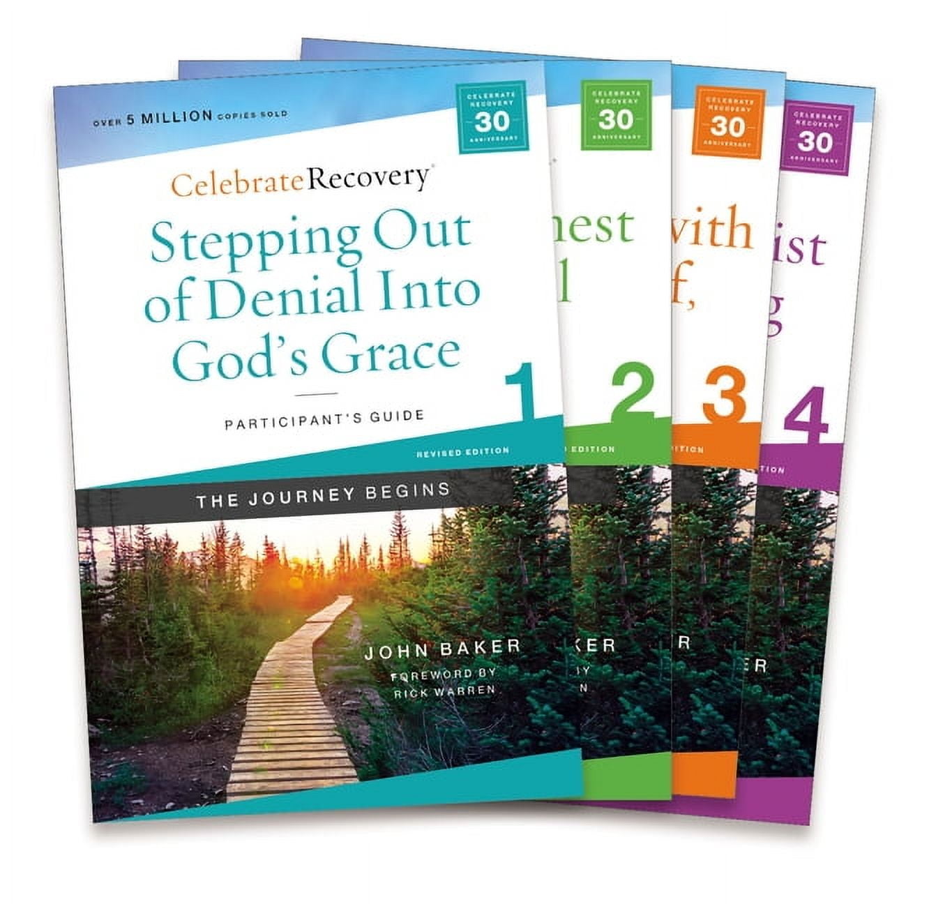 Celebrate Recovery Celebrate Recovery Updated Participant's Guide Set, Volumes 1-4: A Recovery Program Based on Eight Principles from the B, (Paperback)
