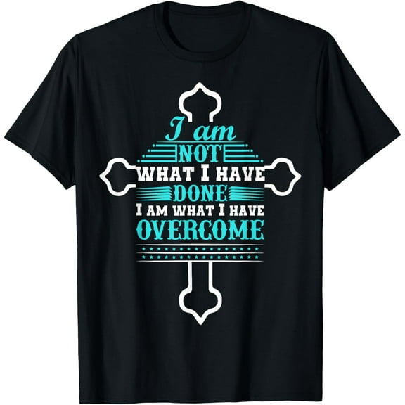 Celebrate Recovery T-Shirt Christian Cross Tee with Quotes. T-Shirt