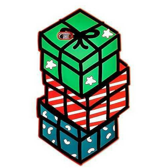 Celebrate Shop iPhone 6/6s Stacked Packages Cell Phone Case, Green/Red