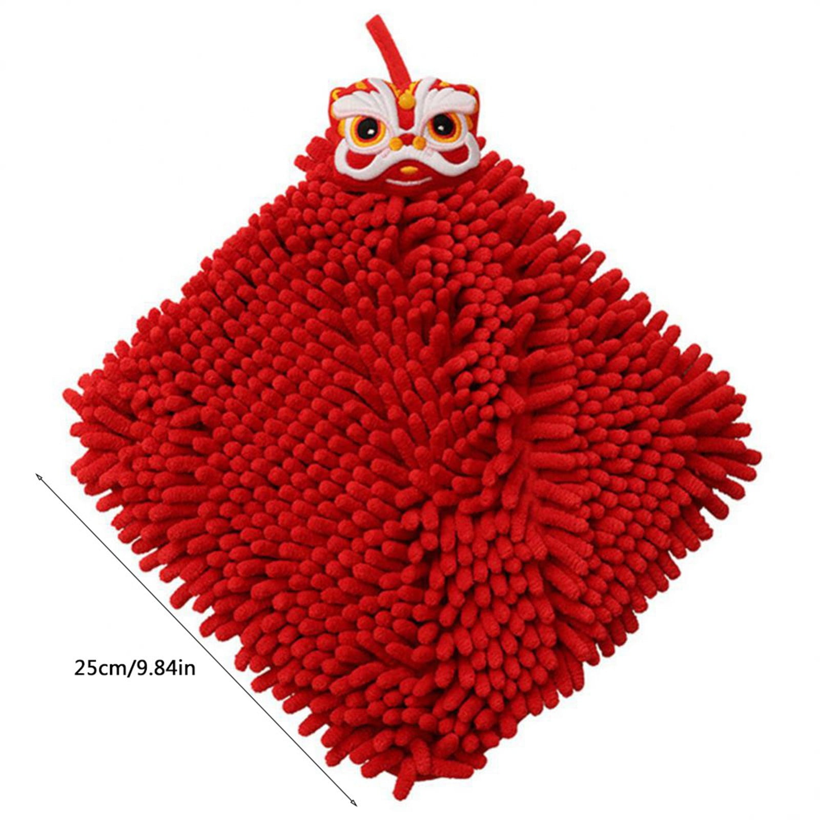 Celebrate Soft Hand Towel New Year'S Red Creative Kitchen Thickened ...