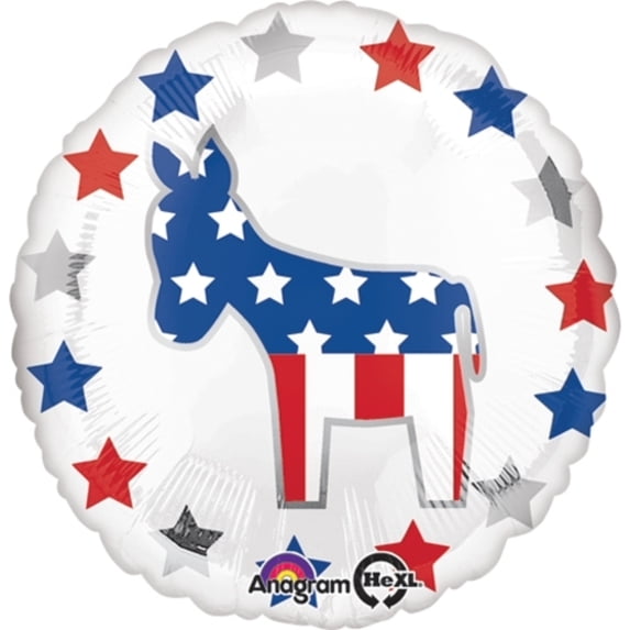 Celebrate USA! 2 Pack Donkey Balloons for Elections & Patriotic Events