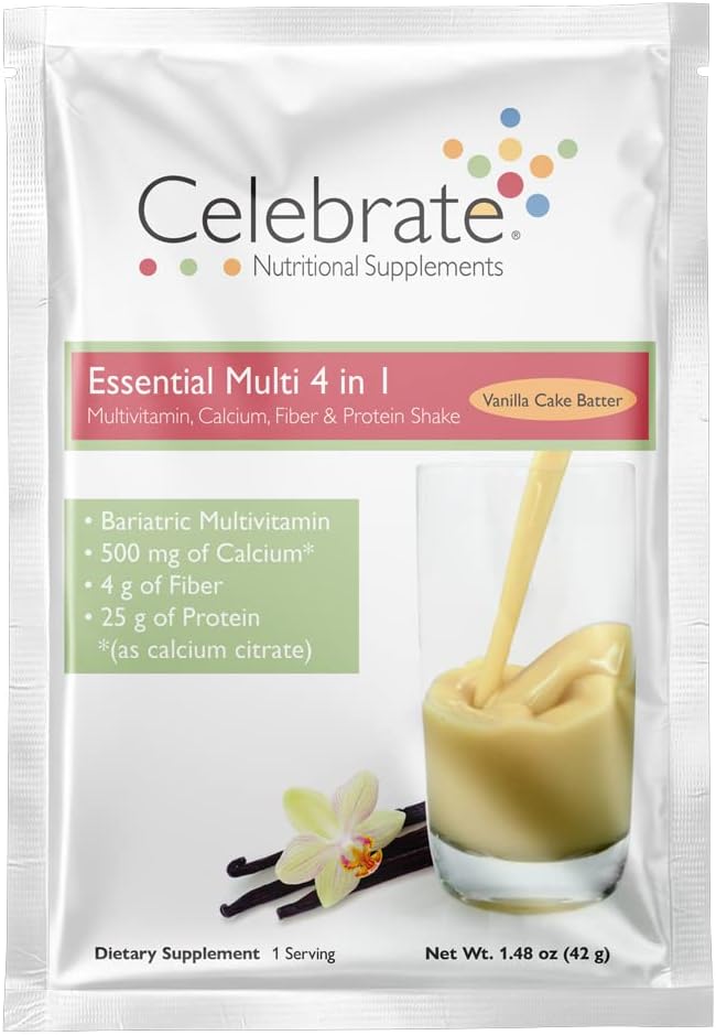 Celebrate Vitamins 4in1 Bariatric Multivitamin with Calcium Citrate